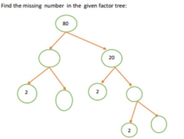 Find the missing number in the factor tree for 20 points i hope you will help-example-1