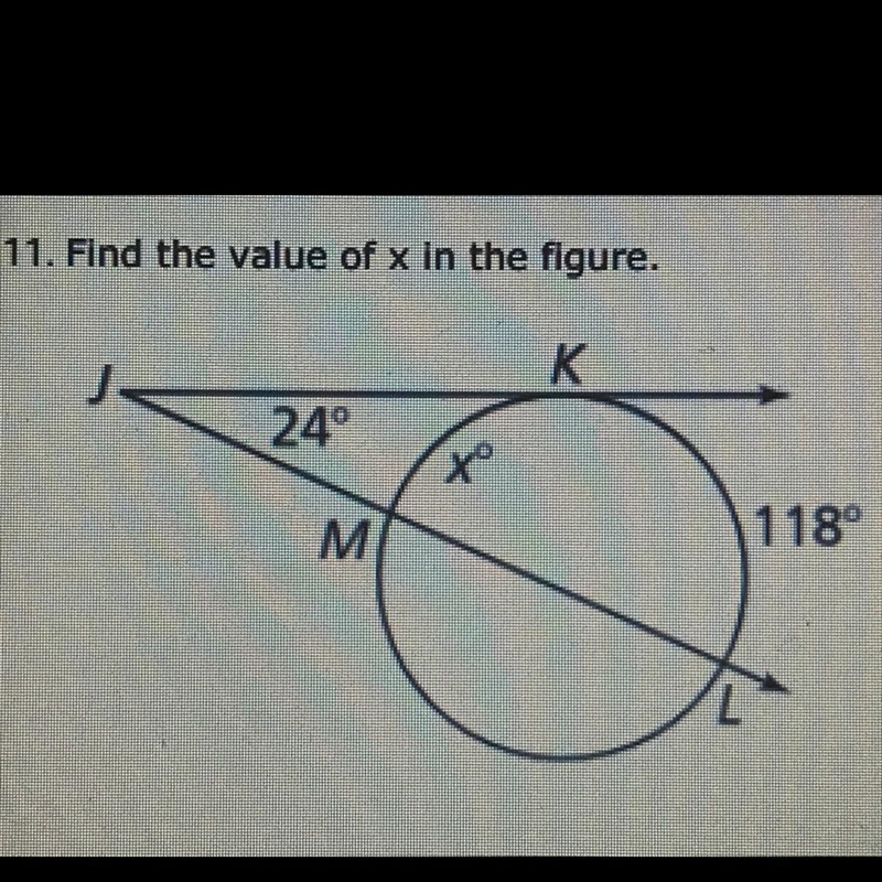 Find the value of x in the figure-example-1