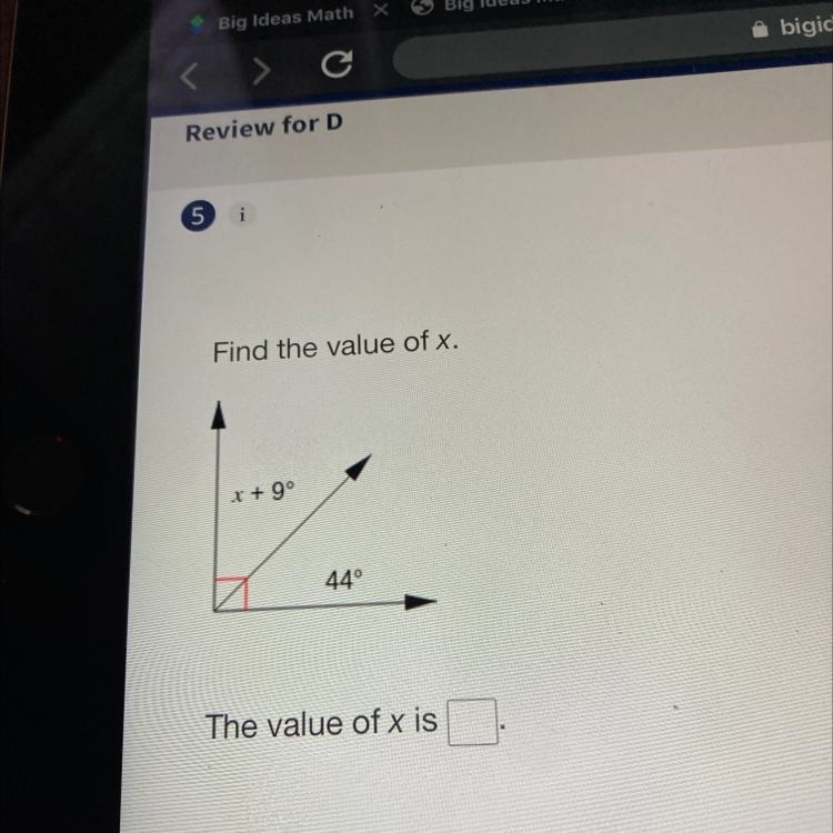 Find the value of x.-example-1