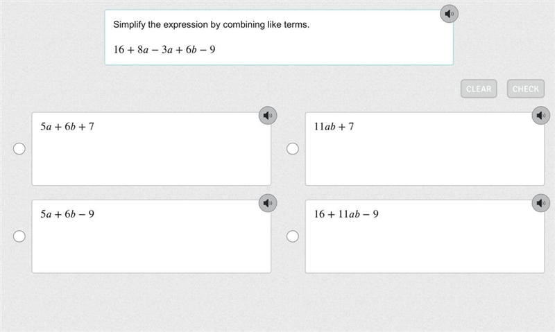 Simplify the expression by combining like terms. 16+8−3+6−9 Pls help-example-1