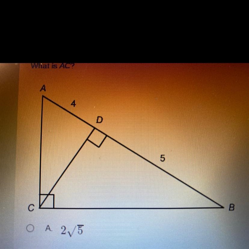 What is AC? А А D 5 B-example-1