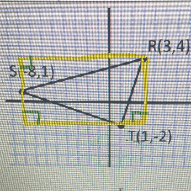 - Find the perimeter of the figure. R(3,4) S(-8,1) T(1,-2)-example-1