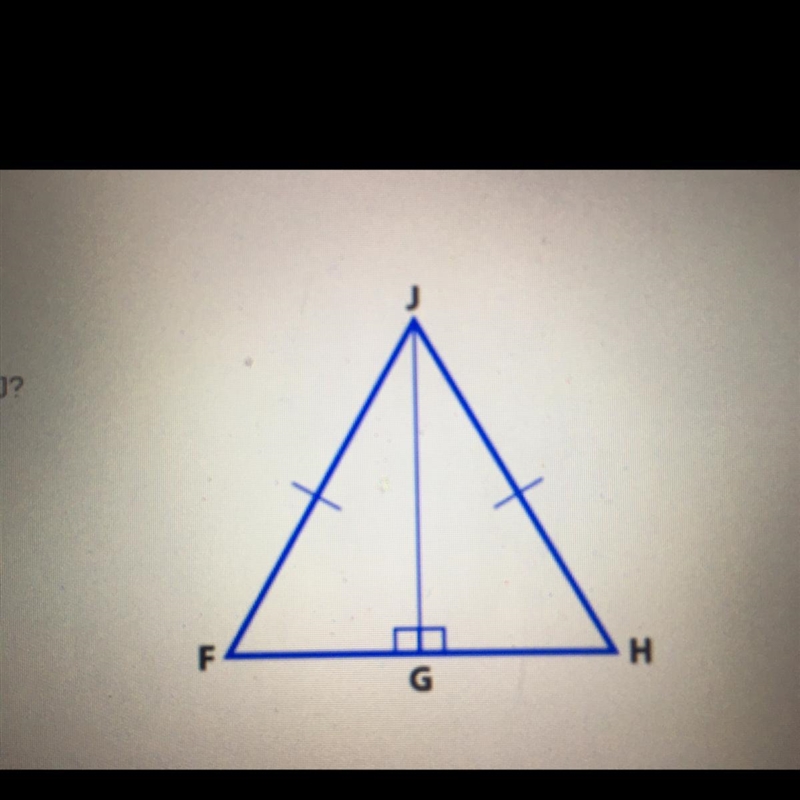 Why is it appropriate to use the trigonometric functions on triangle FGJ but not on-example-1