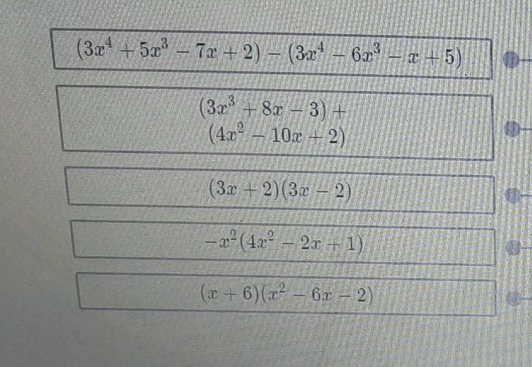 Please help! Simply the polonomials! ​-example-1