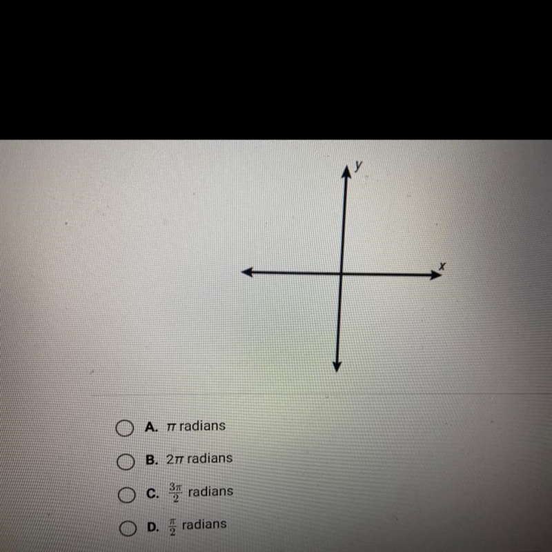 Which angle has its terminal side on the negative x axis? Pls answer soon-example-1