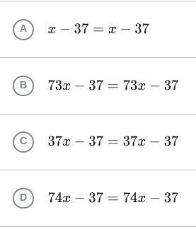 Which of the following equations have infinitely many solutions?-example-1