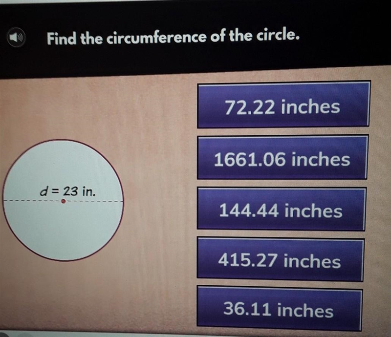 Find the circumference of the circle ​-example-1