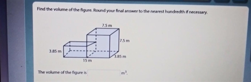 10 POINTS!!!! Find the volume of the figure. Round to the nearest hundredth​-example-1