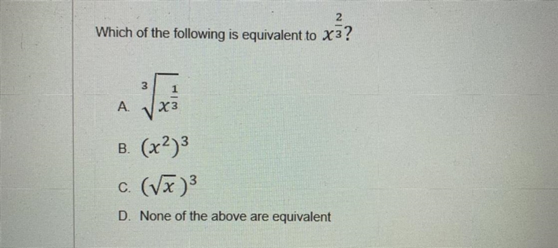 Which of the following is equivalent?-example-1