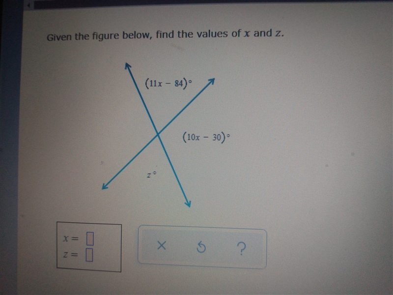 Help me with x and z-example-1