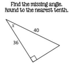 Find the missing side. Round to the nearest tenth.-example-2