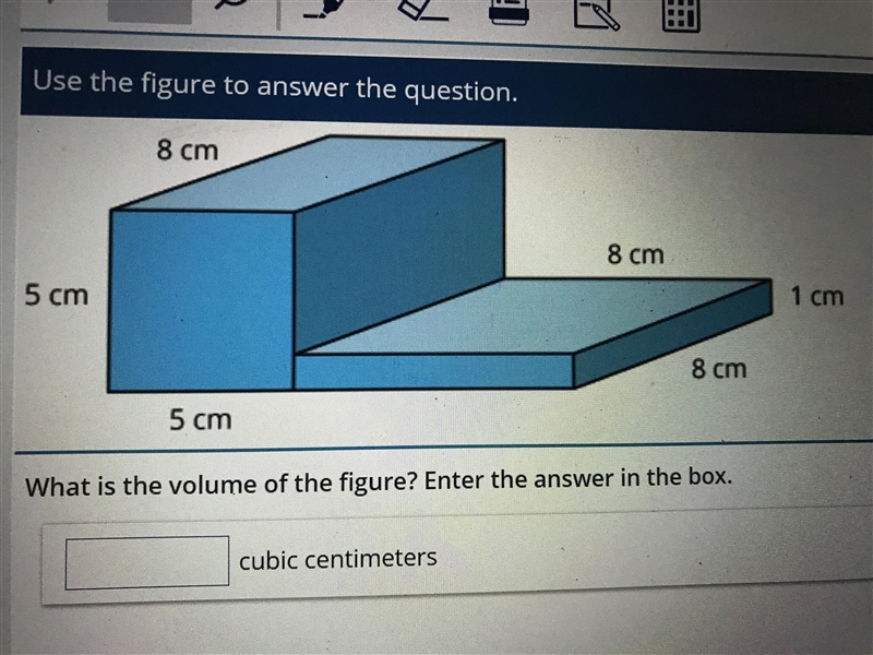 PLEASE HELP ASAP What is the volume of the figure-example-1