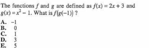 (ACT QUESTIONS) I kept getting 0 for this question and the answer key said D is the-example-1