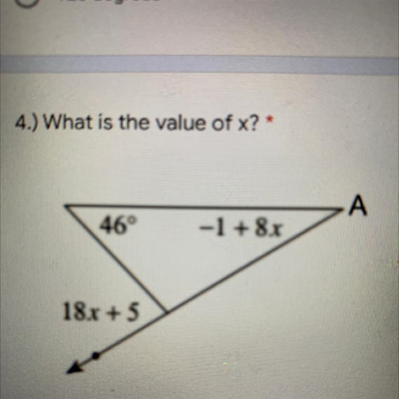 Value of x? I need this very quickly.ASAP.-example-1