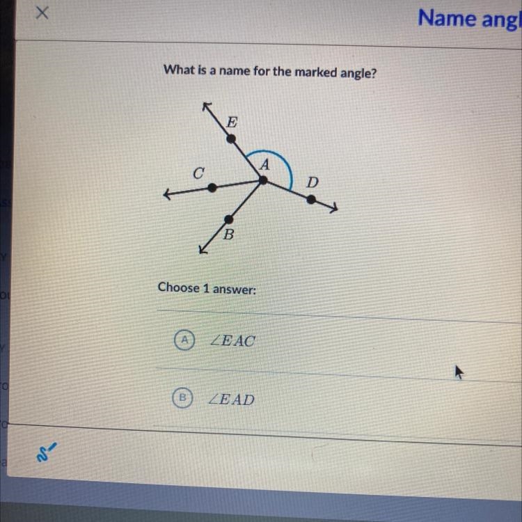 What is a name for the marked angle? Chose 1 answer-example-1