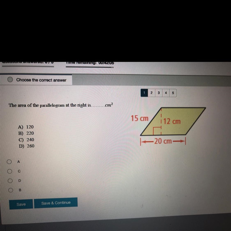 What is the area of the parallelogram-example-1