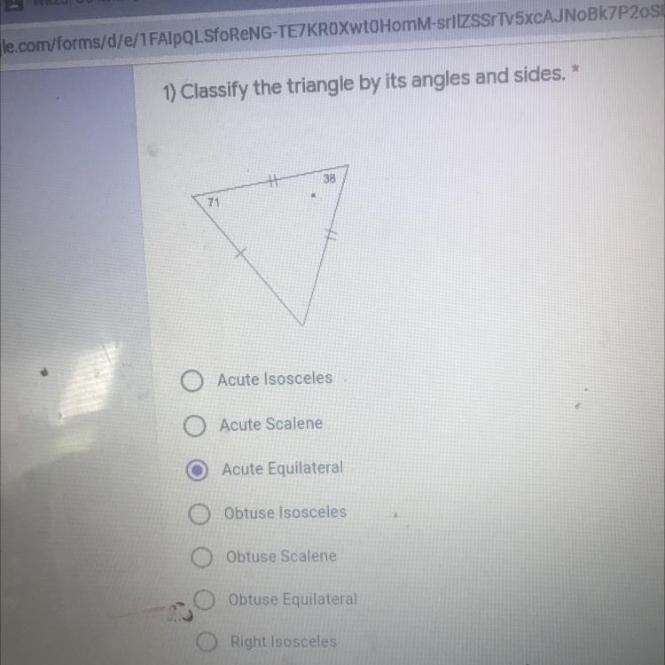 Classify the triangle by its angles and sides-example-1