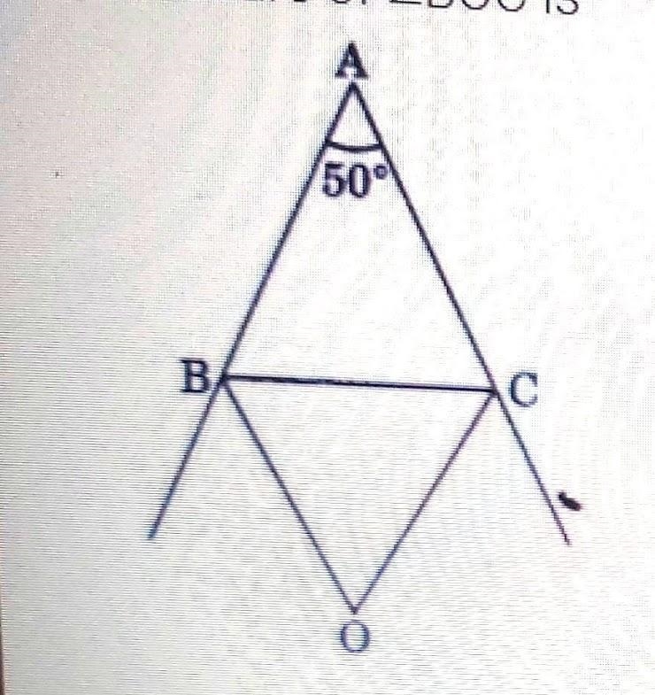 In the given figure, if AOB is a straight line, then ∠BOC is-example-1