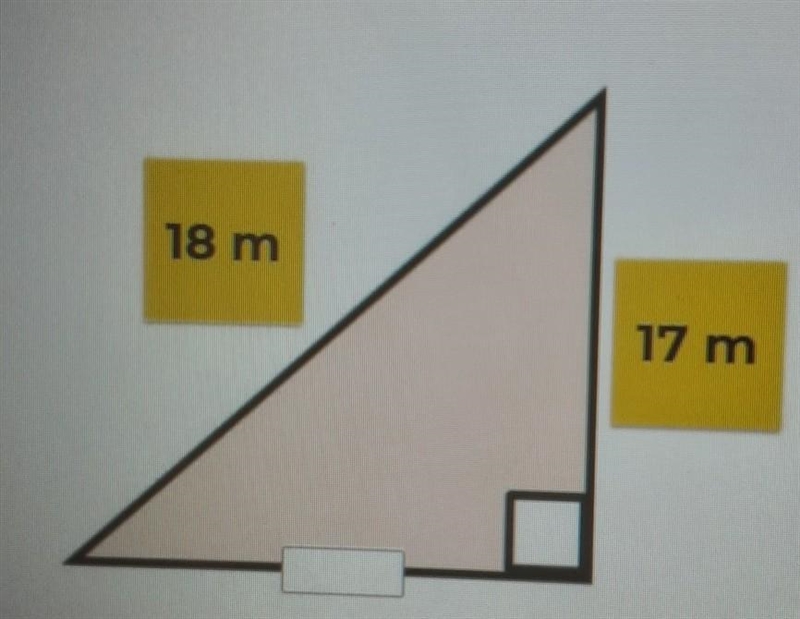 Find the length of the missing side. If the side length is irrational, round to the-example-1