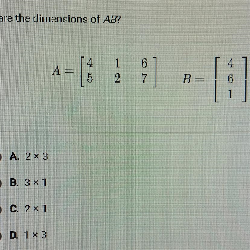 Help plz !! What are the dimensions of AB?-example-1