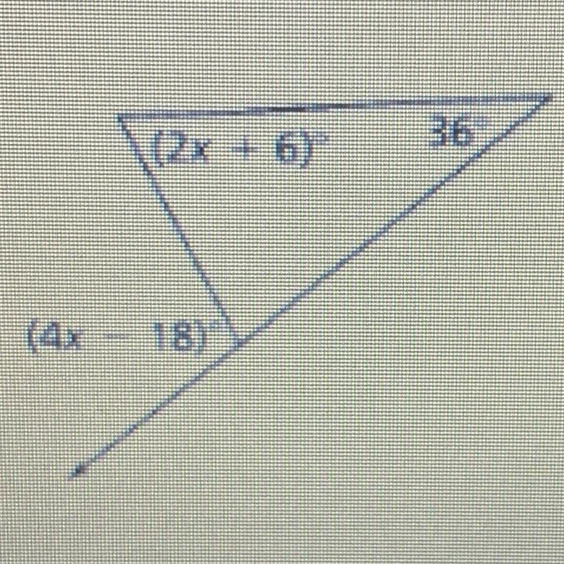 Help me please find x for this triangle!!!!-example-1