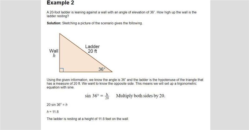 What is the relationship between an angle of elevation and an angle of depression-example-2