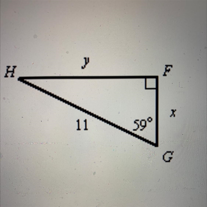 Solve the triangle. Round decimal answers to the nearest tenth. Step-by-step solution-example-1