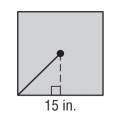 Find the area of each regular polygon. Round to the nearest tenth. A= _ In2 ?-example-1