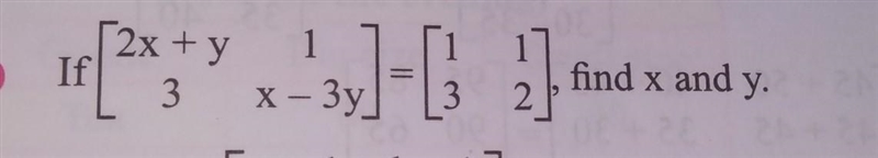 Please find value of x and y​-example-1