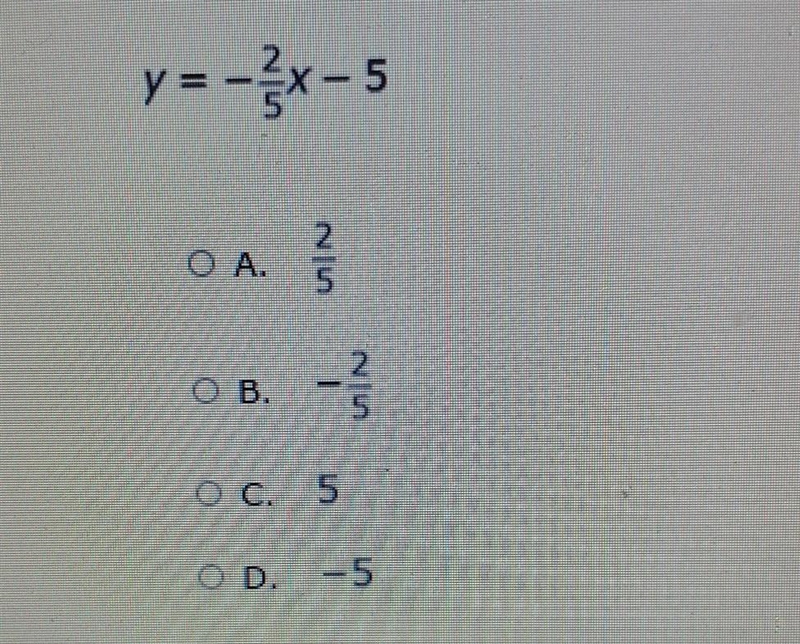 What is the y-intercept of the graph represented by the equation below?​ mark as brilliant-example-1