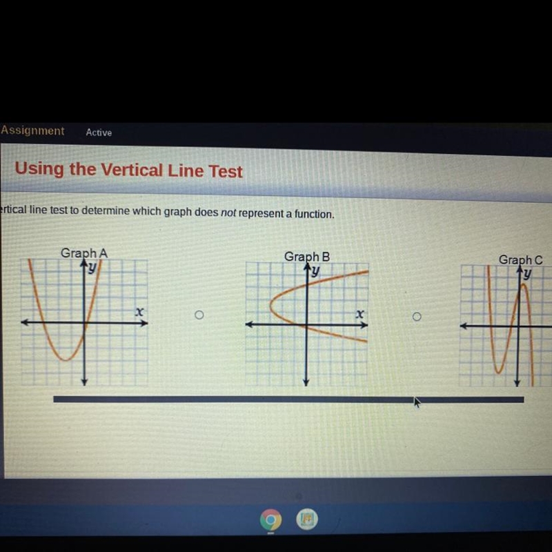 FAST!!! Use the vertical line test to determine which graph does not represent a function-example-1