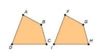 Which is a possible congruence statement for the following figures? A BCD ≅ GHIF B-example-1