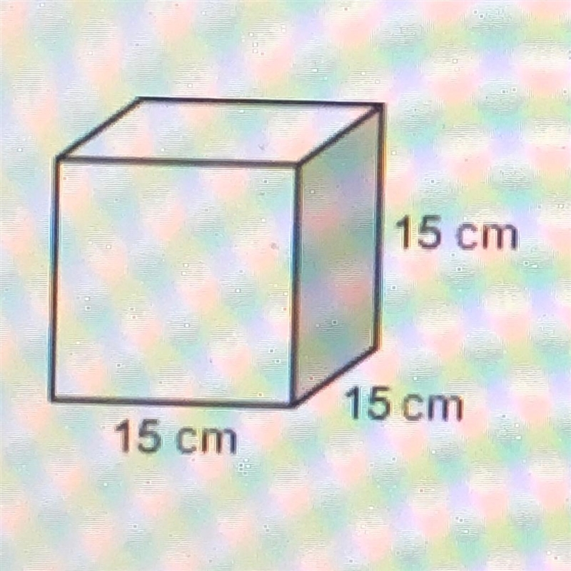 What is the volume of the cube? 3375 cm 1125 cm 225 cm 45 cm-example-1