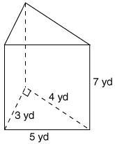 What is the value of B for the following triangular prism? 6 yd 2 12 yd 2 17.5 yd-example-1