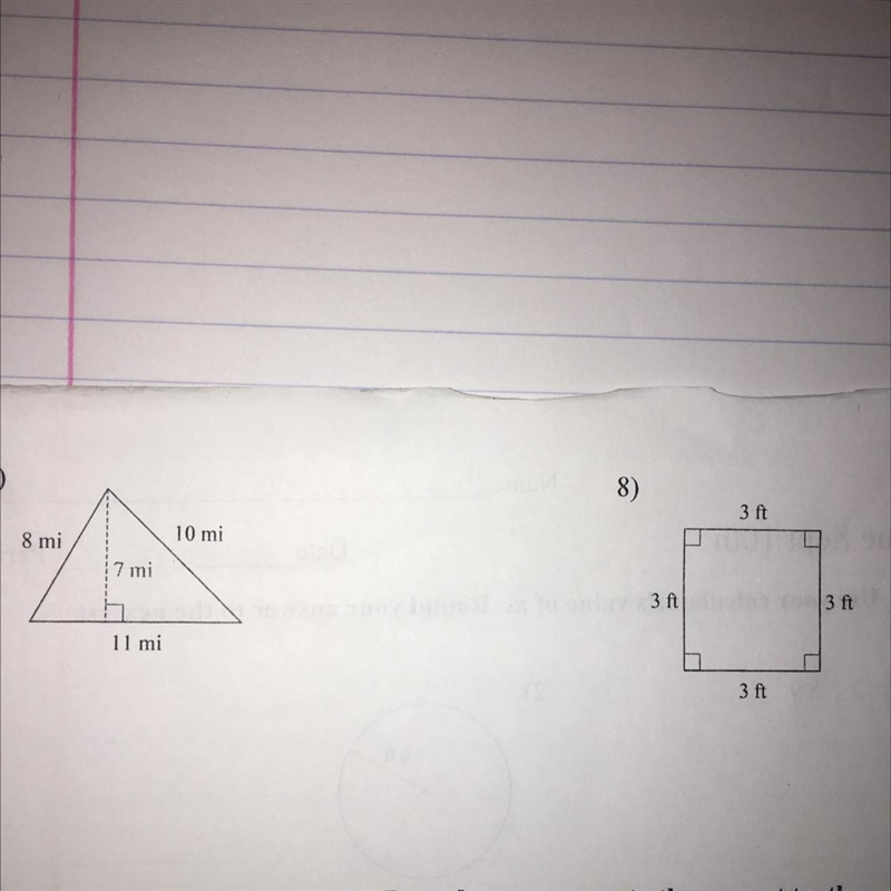 Find the area of both shape-example-1