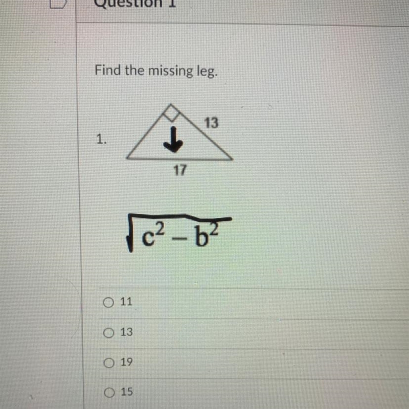 Find the missing leg?-example-1