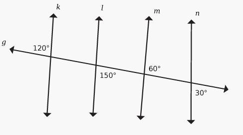 You guys help me rn!! which two lines are parallell-example-1