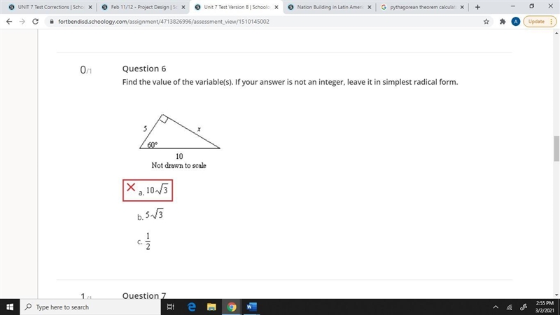 Find the value of the variable(s). If your answer is not an integer, leave it in simplest-example-1