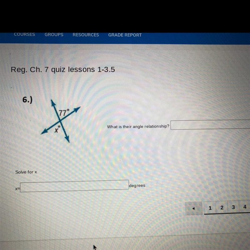 SOLVE X & THE ANGLE RELATIONSHIP. PLS HELP ASAP! THX-example-1