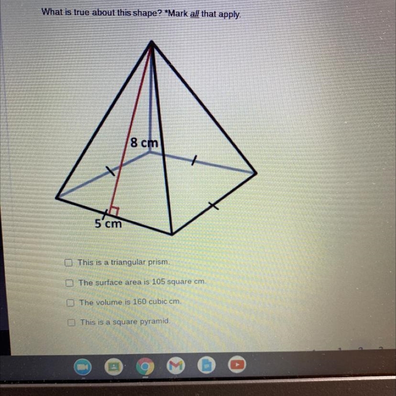 What is true about this shape?-example-1