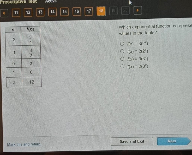 Please help timed this time i actually added picture which exponential function is-example-1