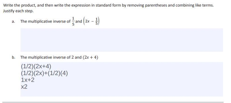 Please help with A. Write the product, and then write the expression in standard form-example-1