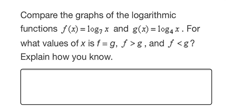 What values of x is f=g, fg? Someone help meeeee plsss and thanks!-example-1