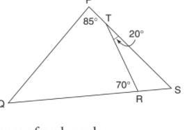 Find measure of angle PQS-example-1