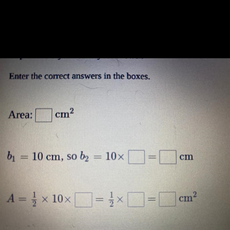 In a trapezoid, the length of one base is equal to its height and the length of the-example-1