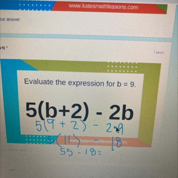 Evaluation the expression-example-1