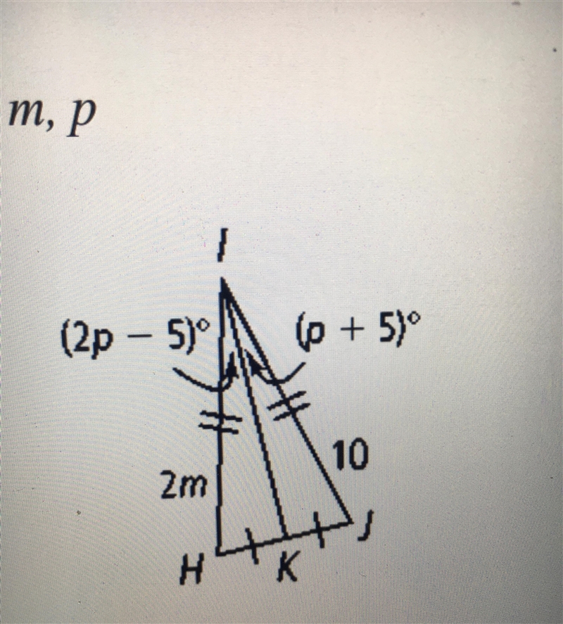 Can someone help? Need to find measure of m, p-example-1