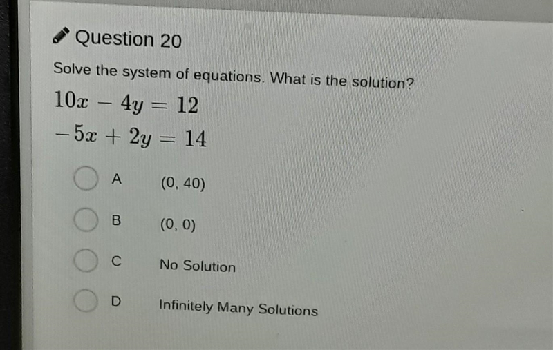 Solve the system of equations. What it the solution?​-example-1