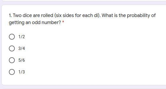 Two dice are rolled (six sides for each di). What is the probability of getting an-example-1