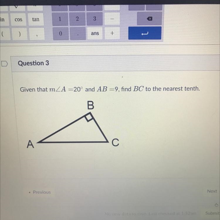 Find bc to the nearest tenth-example-1